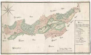 Plan und Ausmessung des Bahns der Gemeinde Ober- und Unterimmeneich