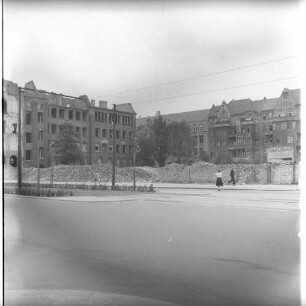 Negativ: Gelände, Martin-Luther-Straße 21, 1951