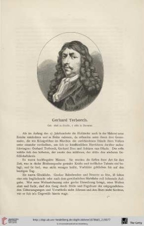 Gerhard Terborch : geb. 1608 in Zwolle, † 1681 in Deventer