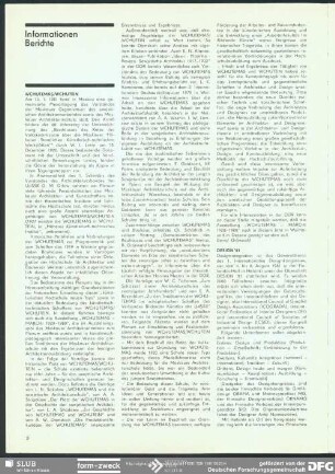 Design ’81 : Informationen Berichte