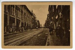 Stettin. Breitestraße mit Kaufhaus