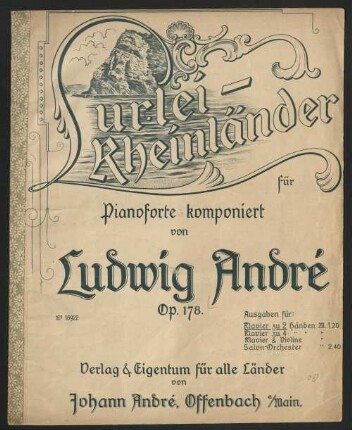 Lurlei-Rheinländer : für Pianoforte ; op. 178