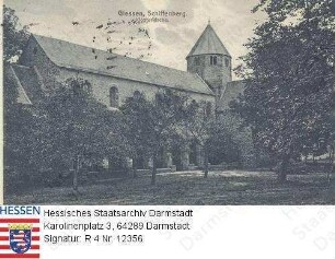 Schiffenberg bei Gießen, Klosterkirche / Seitenansicht
