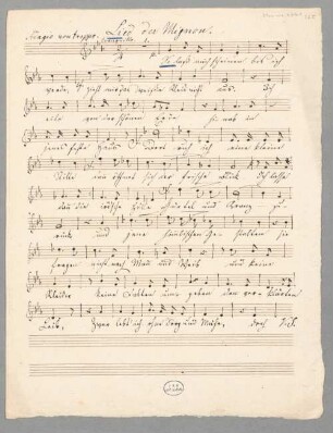 Lieder aus Goethes "Wilhelm Meister" JWV 67 - BSB Mus.ms. 4741-25