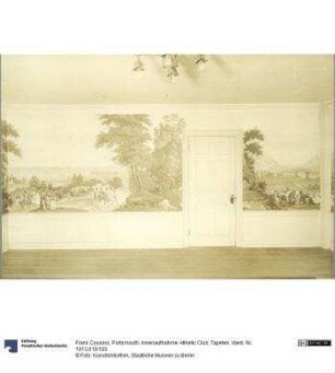 Portsmouth, Innenaufnahme: Athletic Club, Tapeten