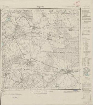 2638 (alte Nr.: 1225) Stepenitz, Meßtischblatt (4cm - Karte)