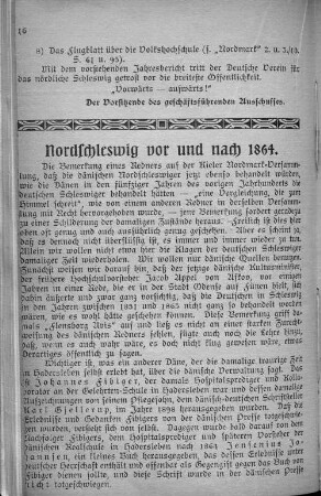 Nordschleswig vor und nach 1864.