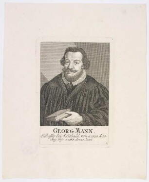 Bildnis des Georg Mann