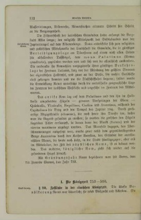 I. Die Königszeit 753-510