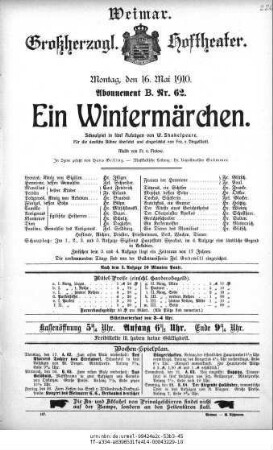 Ein Wintermärchen