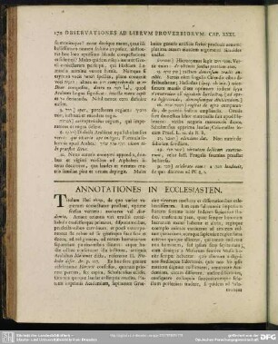 Annotationes In Ecclesiasten