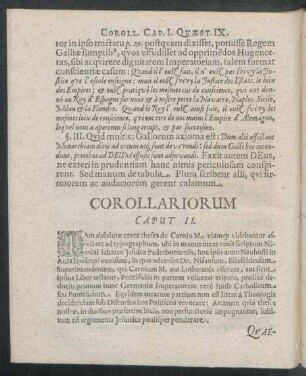 Corollariorum Caput II.
