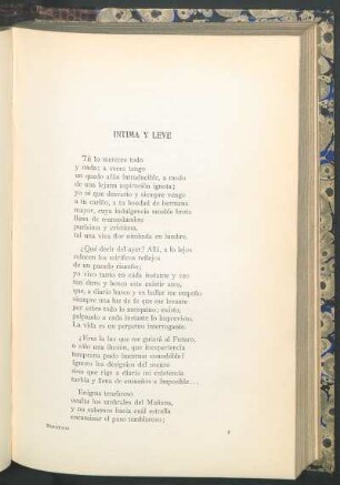 Íntima y leve