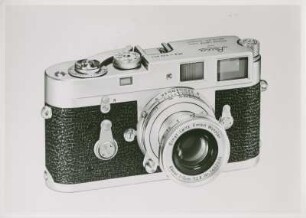 Sucherkamera "Leica M2" mit Objektiv "Elmar" der Ernst Leitz GmbH