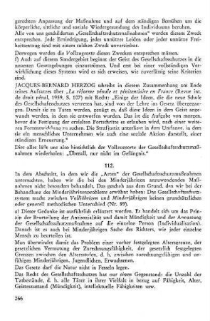 112. Die Behandlung der Minderjährigen