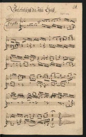 Gelobet seist du Jesu Christ; org; BWV 697