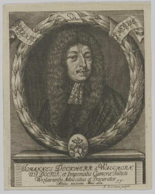 Bildnis des Johannes Deckherr a Wallhorn
