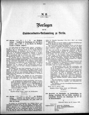 No. 11 (117-123), 18. Februar 1899