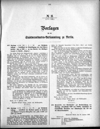 No. 11 (117-123), 18. Februar 1899