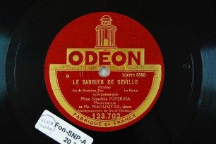 Le barbier de Seville : air de Rosine et duo; 1re partie / (Rossini)