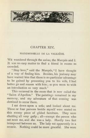 Chapter XIV. Mademoiselle de la Vallière