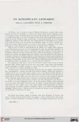 27: Un rivendicato Leonardo nella Galleria Pitti a Firenze