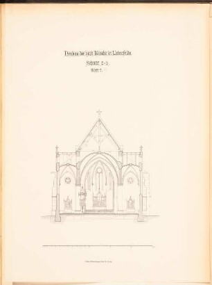Katholische Kirche, Leinefelde: Schnitt