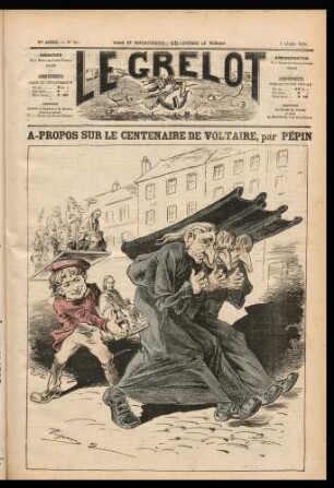 À-propos sur le centenaire de Voltaire, par Pépin