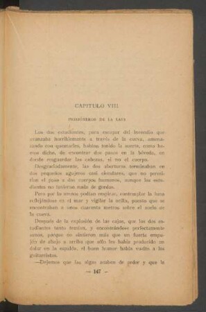 Capítulo VIII - Prisioneros de la lava