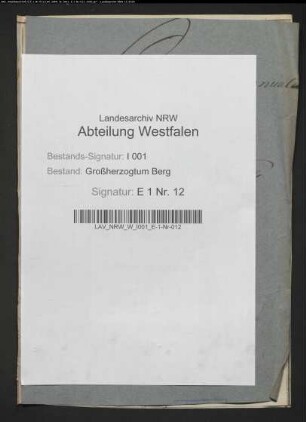 Supplementärmanual der Fischereien der Rentei Warendorf