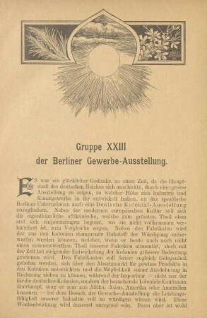 Gruppe XXIII der Berliner Gewerbe-Ausstellung