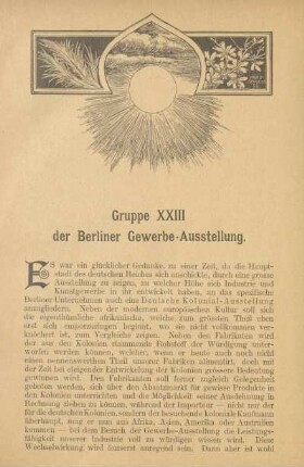 Gruppe XXIII der Berliner Gewerbe-Ausstellung