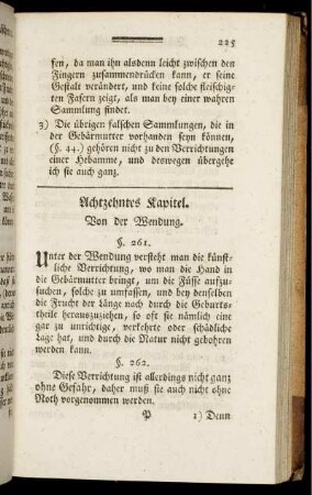Achtzehntes Kapitel. Von der Wendung.