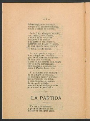 La partida