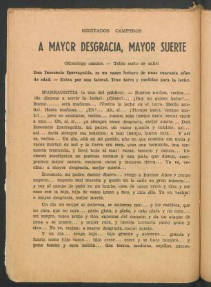 A mayor desgracia, mayor suerte
