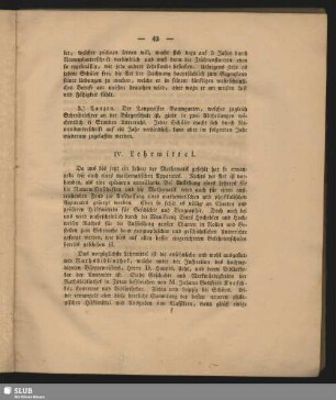 IV. Lehrmittel