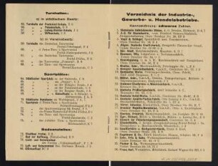 Stadtplan von Freital, 1:10 000, Lithographie, 1925 : Plan von Freital / bearbeitet vom Vermessungsbüro Otto Flach und vom Stadtvermessungsamt. - 1:10 000. - Dresden : Hermann , 1925. - 1 Kt. : mehrfarb. Lithogr. ; Blattgr. 49 x 49 cm + Mit Beih. (10 S.)
