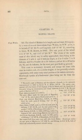 Chapter VI. Madura Island