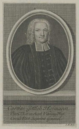 Bildnis des Carolus Gottlob Hofmann