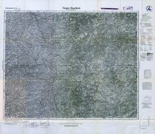 Reichskarte: Einheitsblatt 95 (1cm-Karte) Siegen-Sauerland