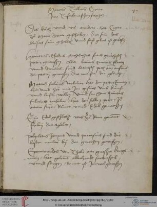 Johannes Reuchlin, Anmerkungen und Erläuterungen zur Übersetzung