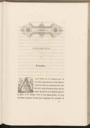 Chapitre XVII. - L'escalier.