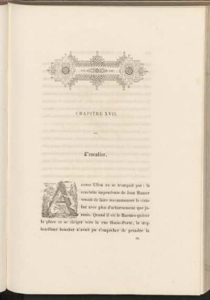 Chapitre XVII. - L'escalier.