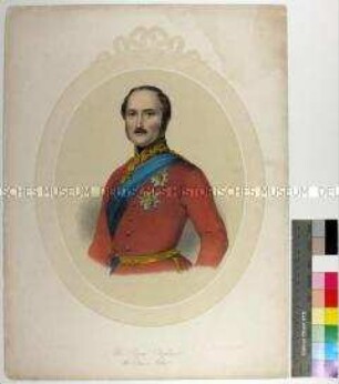 Porträt des Albert Prinz von Sachsen-Coburg und Gotha in Galauniform
