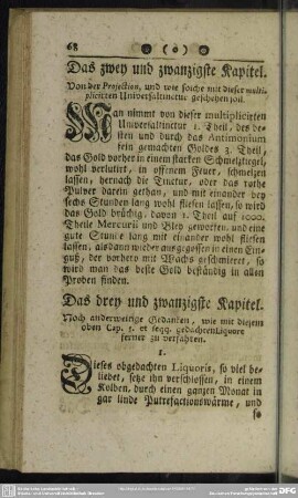 Das drey und zwanzigste Kapitel