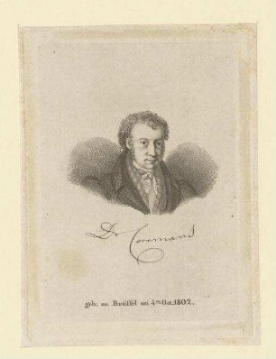 Dr. (Victor) Coremans; geb. 04.10.1802 in Brüssel