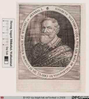 Bildnis Heinrich Matthias Graf von Thurn-Valsassina