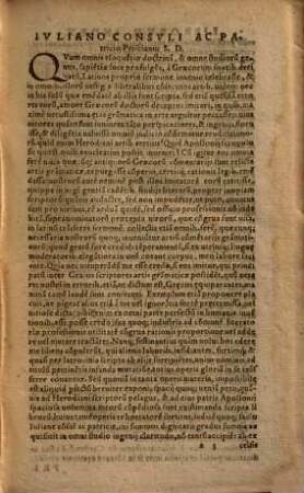 Prisciani Grammatici Caesariensis Libri omnes : accessit rerum & verborum copiosus index