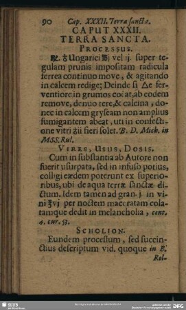 Caput XXXII. Terra Sancta