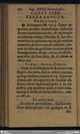 Caput XXXII. Terra Sancta